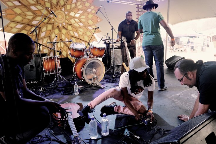   Malibongwe Mali Zulu setting up…  