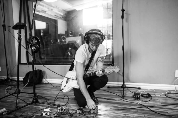   Kurt recording with Dead Lizards at    Panoram Studios    - Mexico City.  