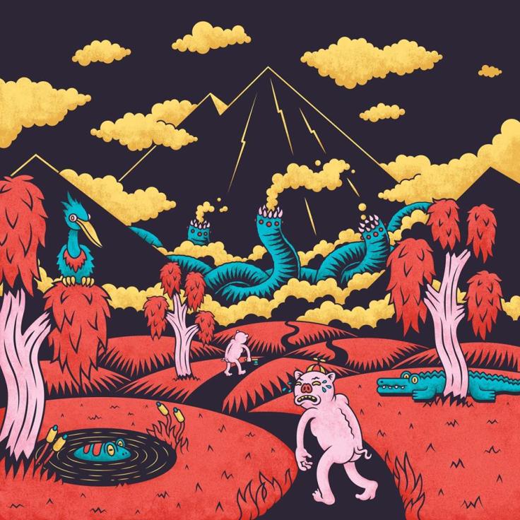  Return to Worm Mountain - Art by Cam Lofstrand 
