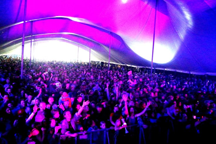   View from the main stage….2018  