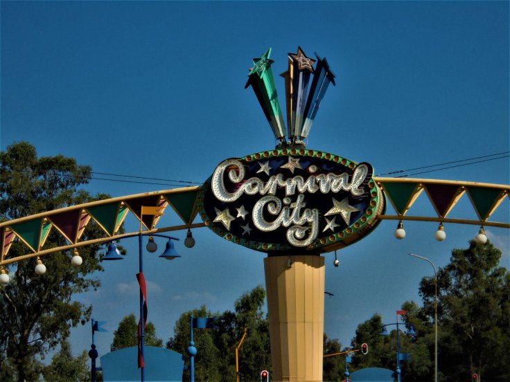   The fabulously grotesque Carnival City.  