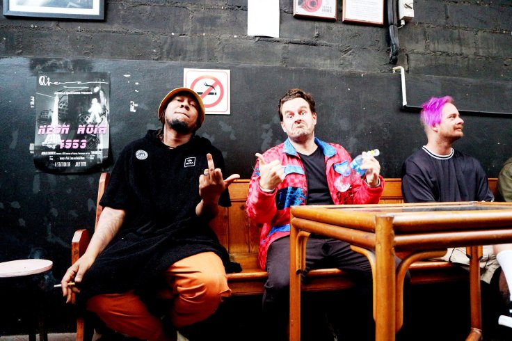   Taking a break - Raheem, Justin and Rickey - Image by The Urban Nomad  